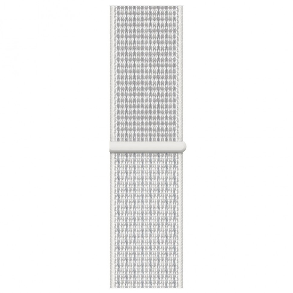 Ремешок для умных часов Apple Watch Nike Sport Loop 40 мм, снежная вершина (MX802ZM/A) Ремешок для умных часов Apple Watch Nike Sport Loop 40 мм, снежная вершина (MX802ZM/A)