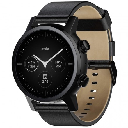 Смарт-часы Motorola Moto 360 3rd GEN Stainless Steel Phantom Black