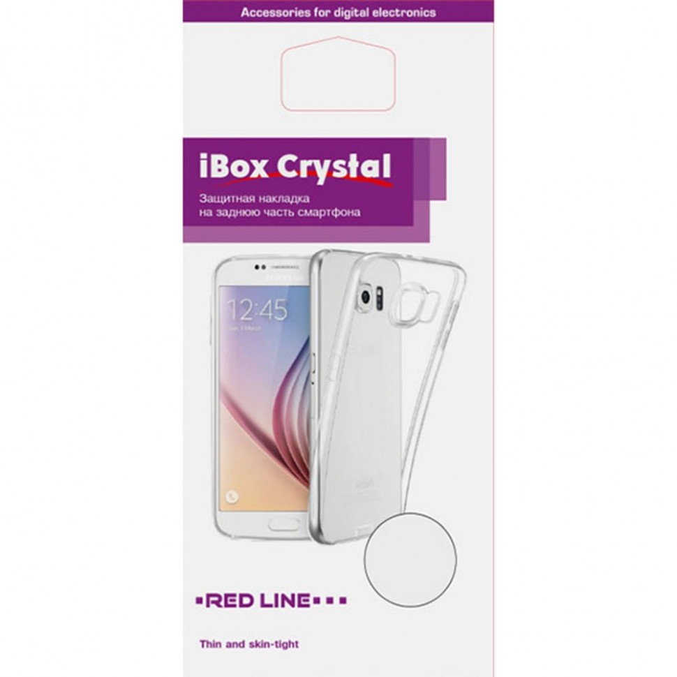 Чехол для смартфона Red Line iBox Crystal для Samsung Galaxy A02s, прозрачный Чехол для смартфона Red Line iBox Crystal для Samsung Galaxy A02s, прозрачный