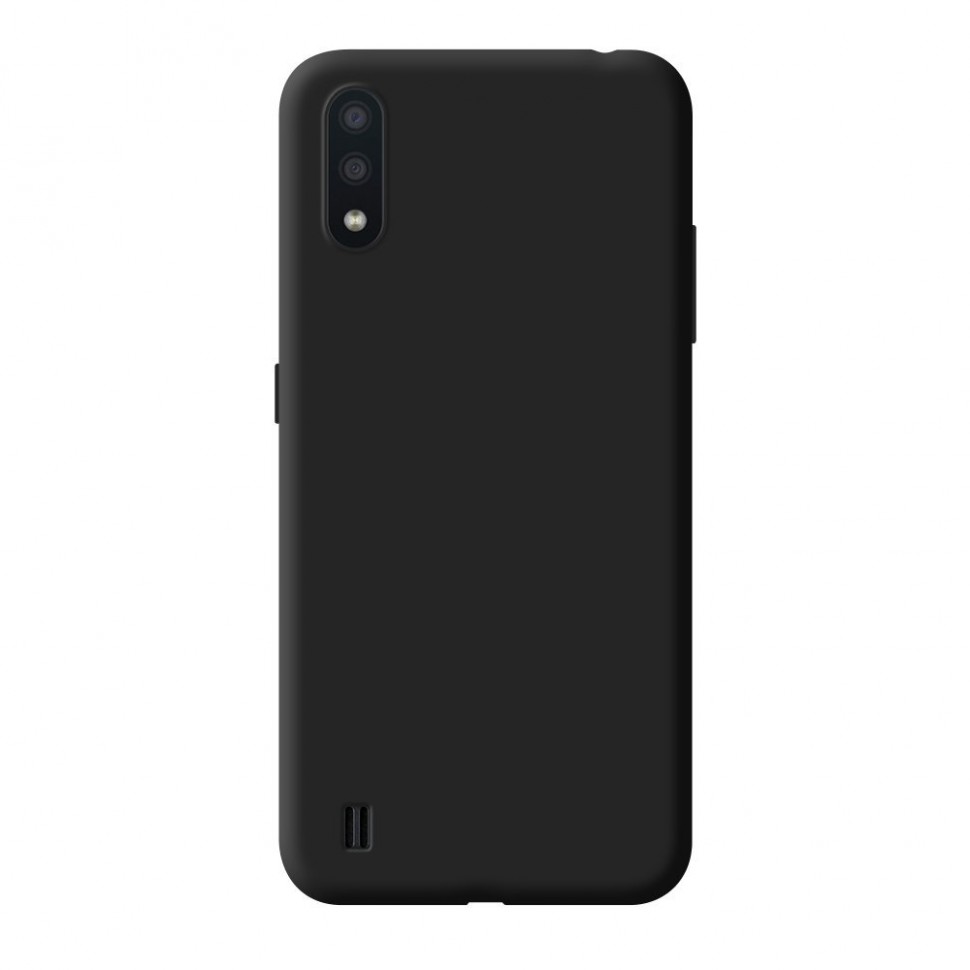 Чехол для смартфона Deppa Gel Color Case для Samsung Galaxy A01 (2020) чёрный Чехол для смартфона Deppa Gel Color Case для Samsung Galaxy A01 (2020) чёрный