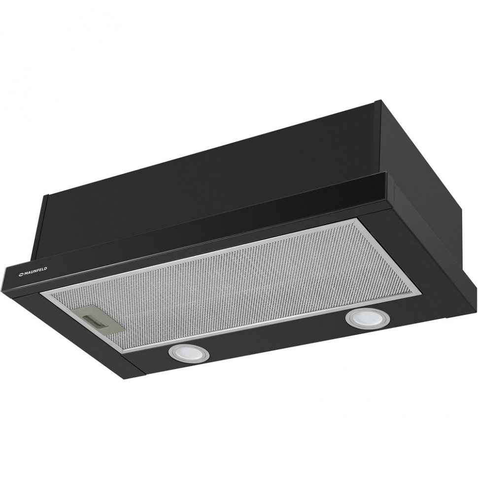Встраиваемая вытяжка Maunfeld VS LIGHT 60 BLACK GLASS B